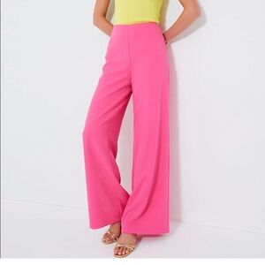 Pomander Place Barbie pink wide leg trousers from Tuckernuck M